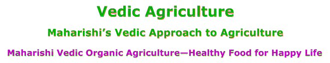 Vedic Agriculture
